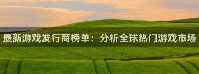 蓝图娱乐官网环境科技有限公司：最新游戏发行商榜单：分析全球热门游戏市场